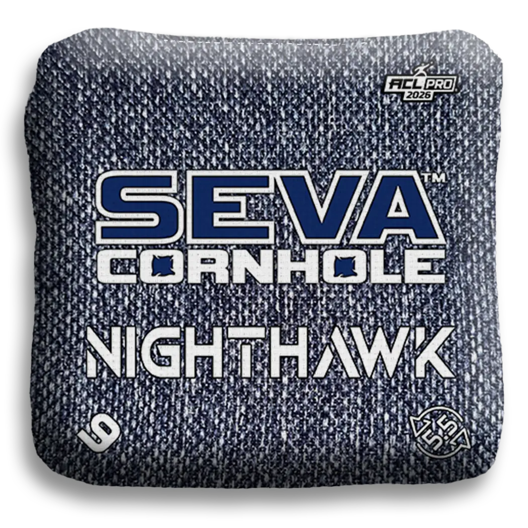 SEVA Cornhole - NightHawk - Broadcast Approved Edition - Set of 4 Cornhole bags