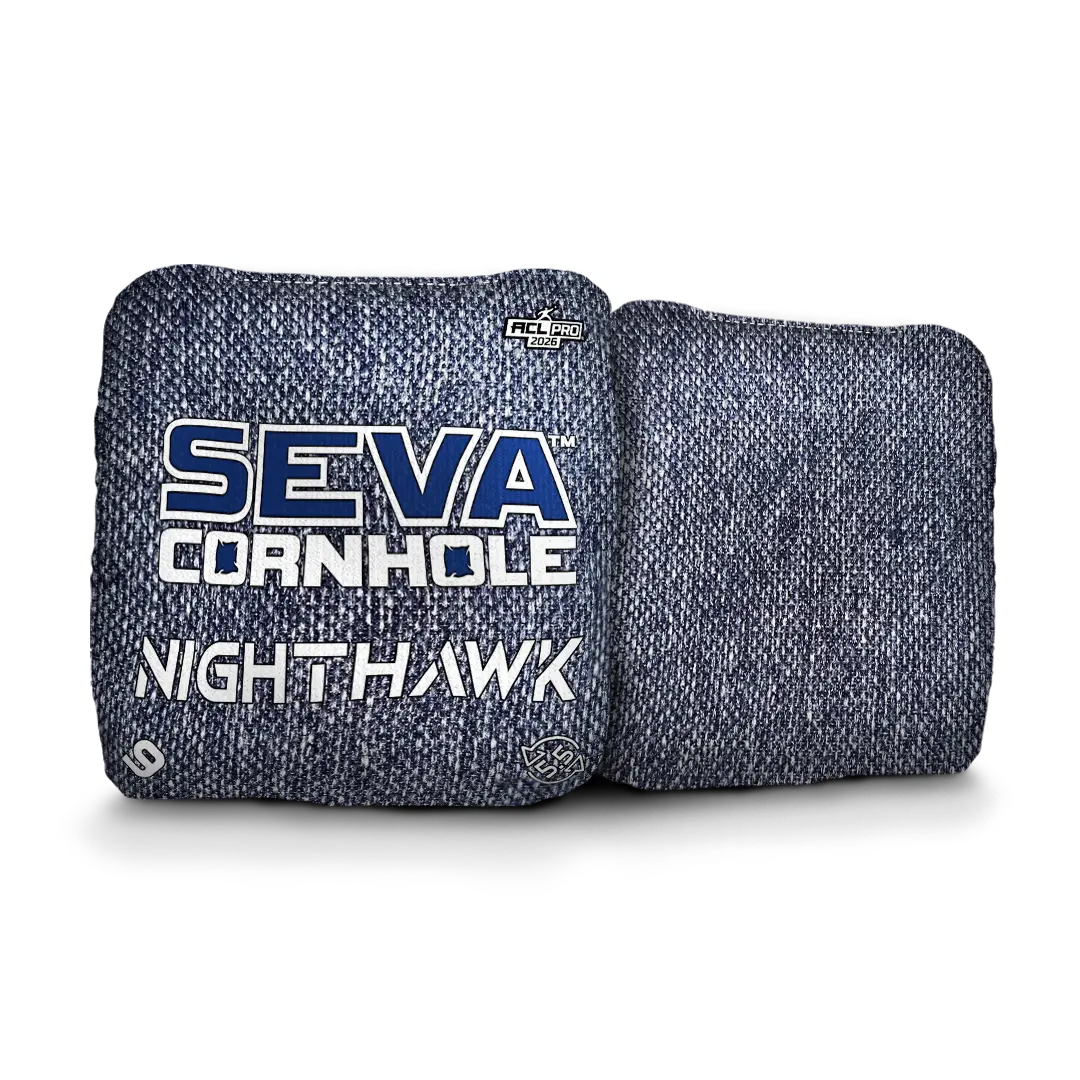 SEVA Cornhole - NightHawk - Broadcast Approved Edition - Set of 4 Cornhole bags
