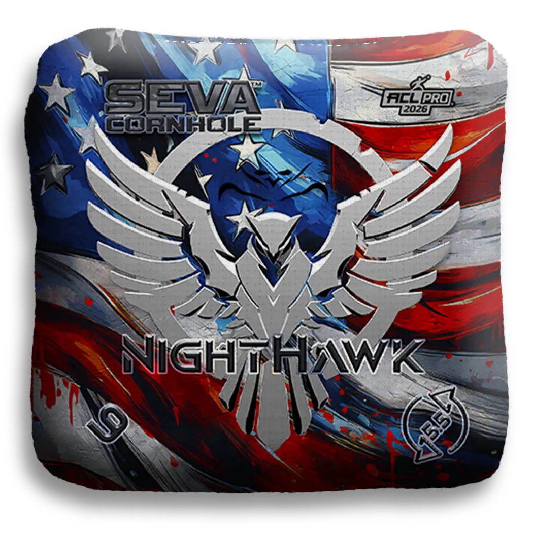 SEVA Cornhole - NightHawk Emblem Edition - Set of 4 Cornhole bags