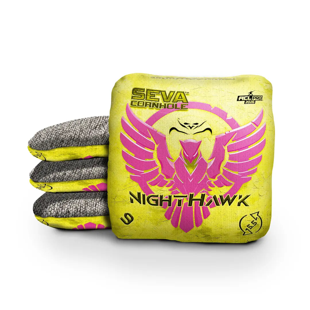 SEVA Cornhole - NightHawk Emblem Edition - Set of 4 Cornhole bags