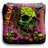 SEVA Cornhole - Halloween Special GLO Edition - Set of 4 Cornhole bags