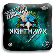 SEVA Cornhole - NightHawk Hawk Head Edition - Set of 4 Cornhole bags