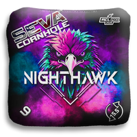 SEVA Cornhole - NightHawk Hawk Head Edition - Set of 4 Cornhole bags