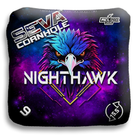SEVA Cornhole - NightHawk Hawk Head Edition - Set of 4 Cornhole bags
