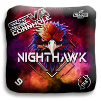SEVA Cornhole - NightHawk Hawk Head Edition - Set of 4 Cornhole bags