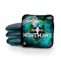 SEVA Cornhole - NightHawk Hawk Head Edition - Set of 4 Cornhole bags