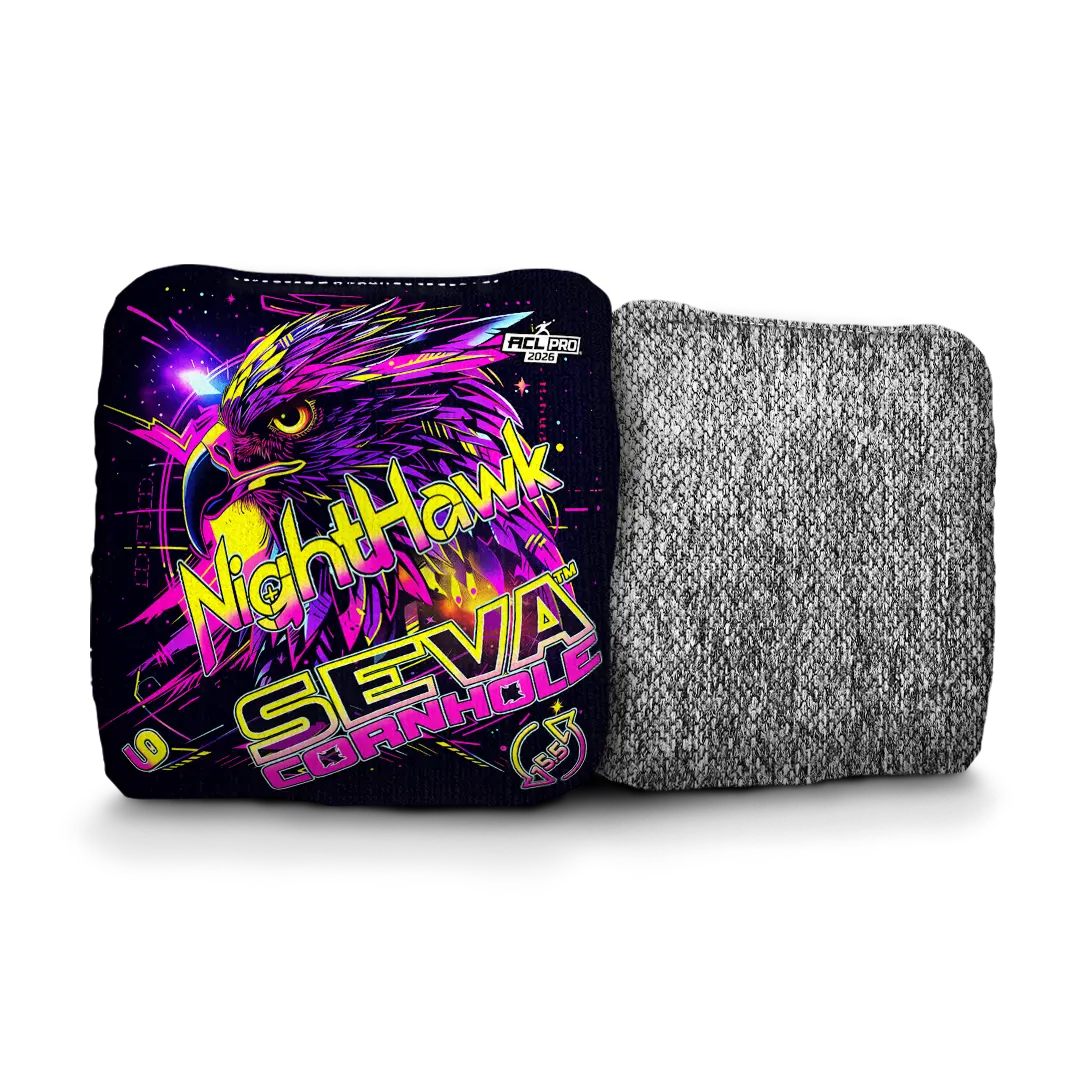 SEVA Cornhole - NightHawk - Retro - Set of 4 Cornhole bags