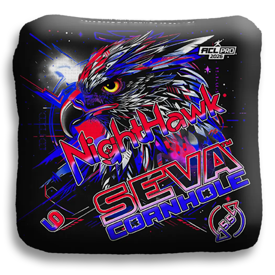 SEVA Cornhole - NightHawk - Retro - Set of 4 Cornhole bags