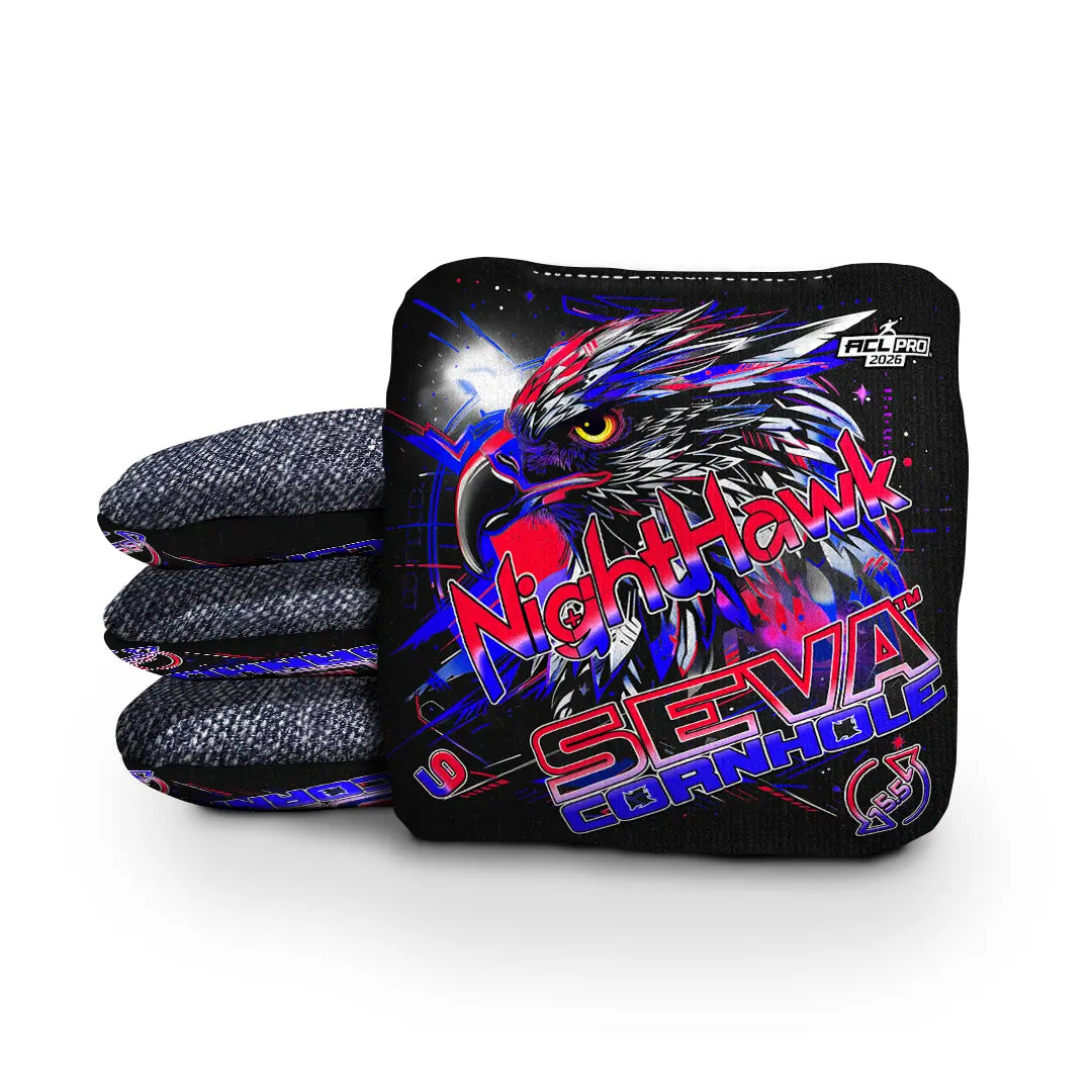 SEVA Cornhole - NightHawk - Retro - Set of 4 Cornhole bags
