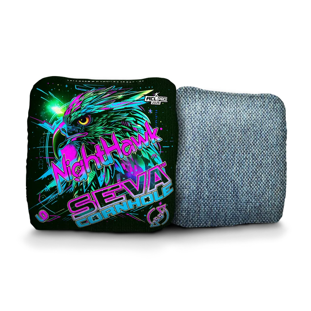SEVA Cornhole - NightHawk - Retro - Set of 4 Cornhole bags