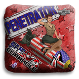 SEVA Cornhole - Penetrator - USA Salute - Set of 4 Cornhole Bags