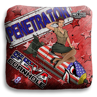 SEVA Cornhole - Penetrator - USA Salute - Set of 4 Cornhole Bags