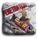 SEVA Cornhole - Penetrator - USA Salute - Set of 4 Cornhole Bags