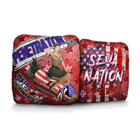 SEVA Cornhole - Penetrator - USA Salute - Set of 4 Cornhole Bags