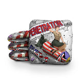 SEVA Cornhole - Penetrator - USA Salute - Set of 4 Cornhole Bags