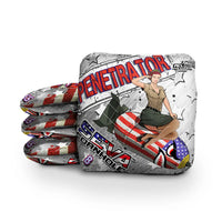 SEVA Cornhole - Penetrator - USA Salute - Set of 4 Cornhole Bags