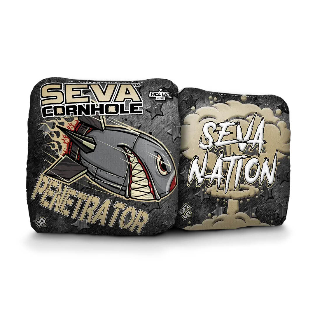 SEVA Cornhole - Penetrator - Bomb - Set of 4 Cornhole Bags