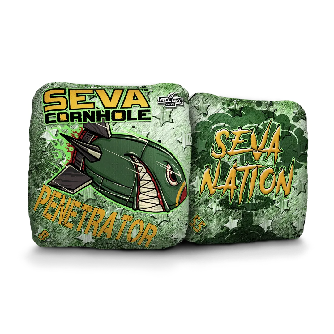 SEVA Cornhole - Penetrator - Bomb - Set of 4 Cornhole Bags