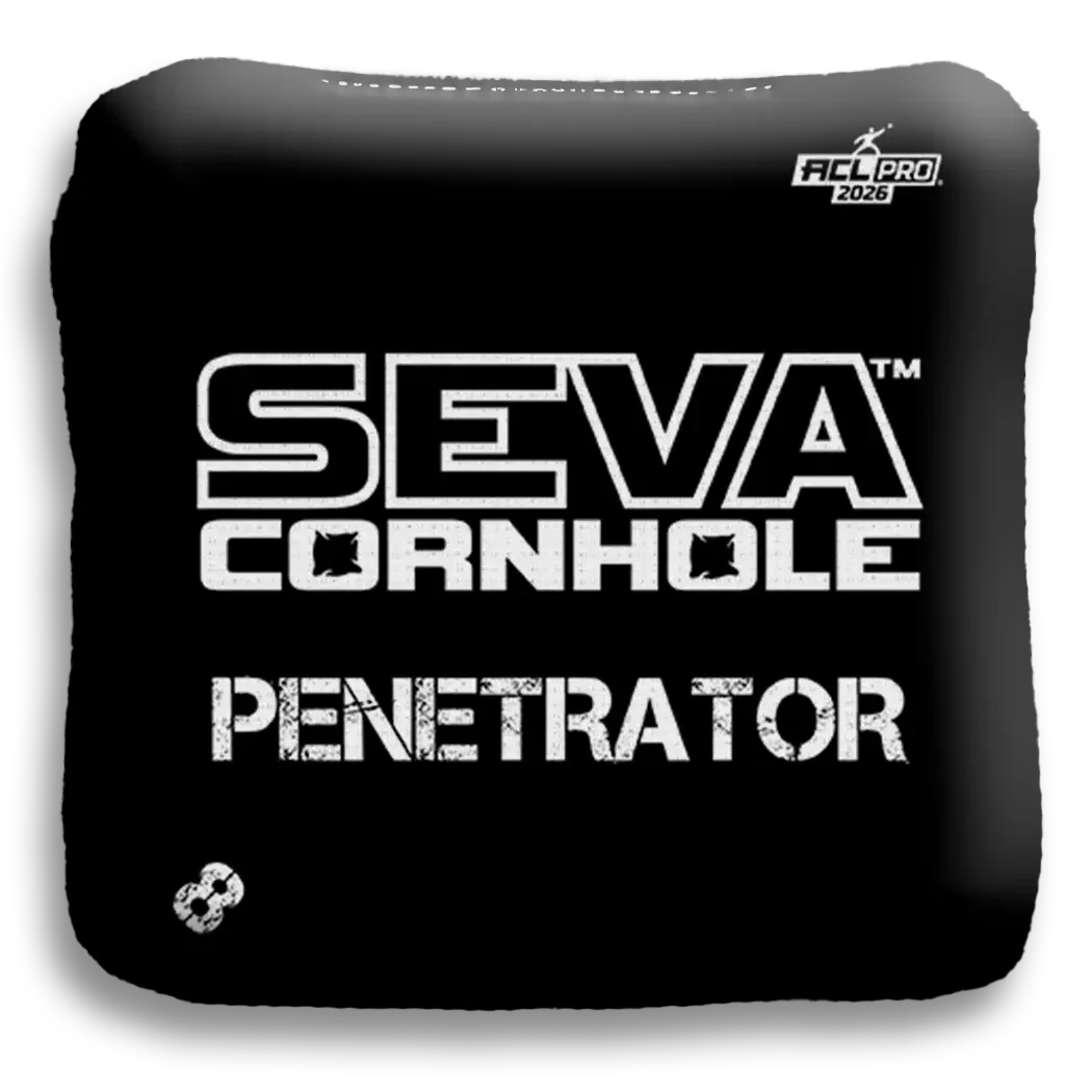 SEVA Cornhole - Penetrator - Broadcast Approved Edition - Set of 4 Cornhole bags