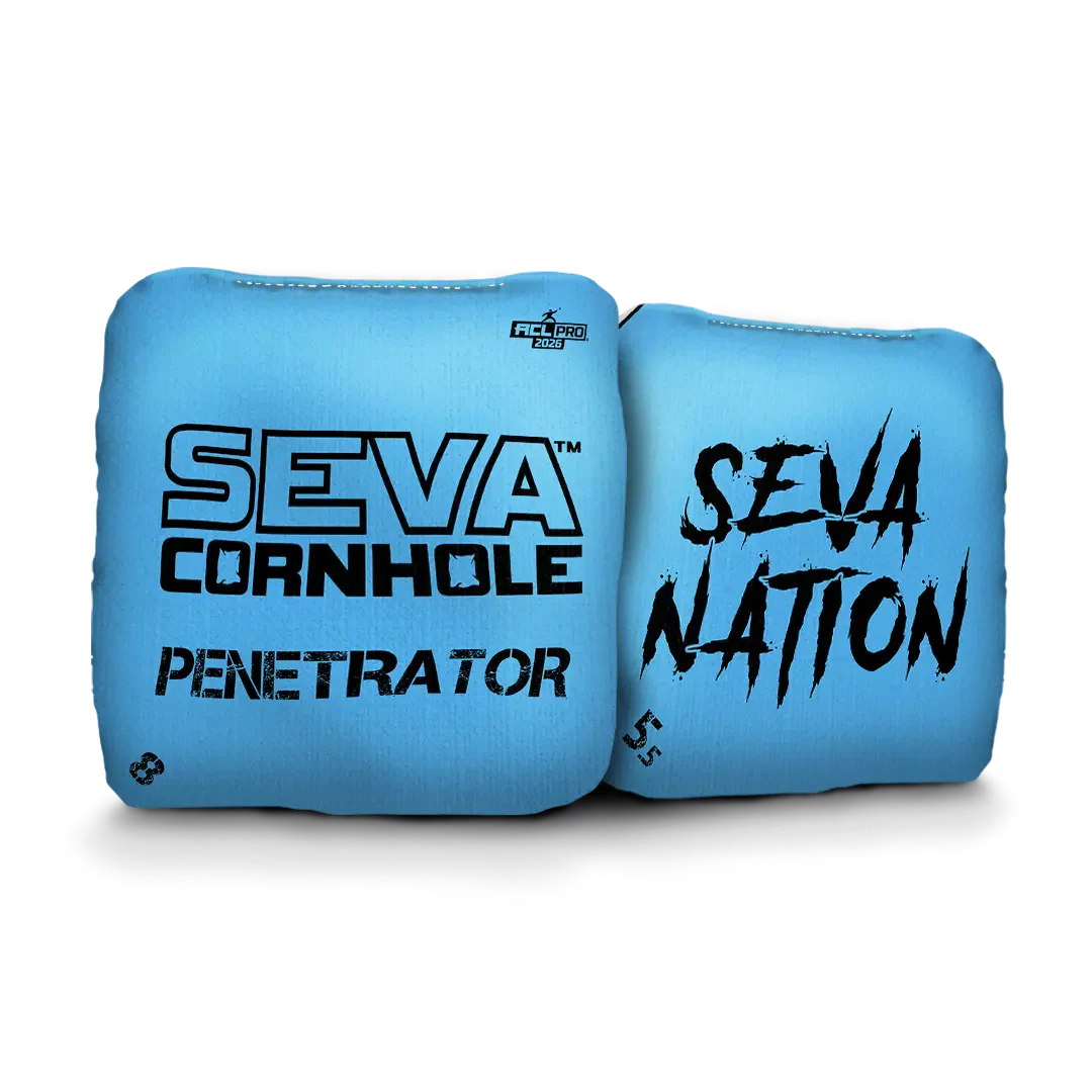 SEVA Cornhole - Penetrator - Broadcast Approved Edition - Set of 4 Cornhole bags