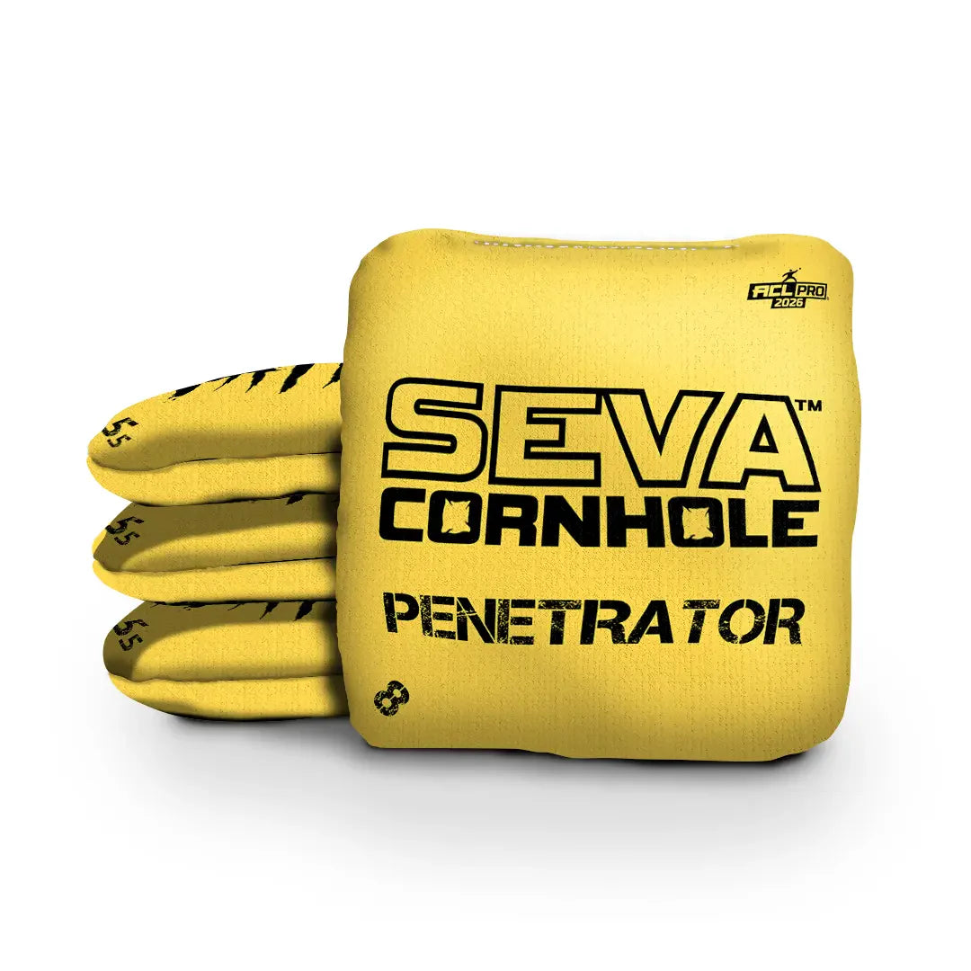 SEVA Cornhole - Penetrator - Broadcast Approved Edition - Set of 4 Cornhole bags