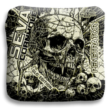 SEVA Cornhole - Halloween Special GLO Edition - Set of 4 Cornhole bags