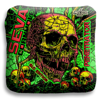 SEVA Cornhole - Halloween Special GLO Edition - Set of 4 Cornhole bags