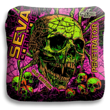 SEVA Cornhole - Halloween Special GLO Edition - Set of 4 Cornhole bags