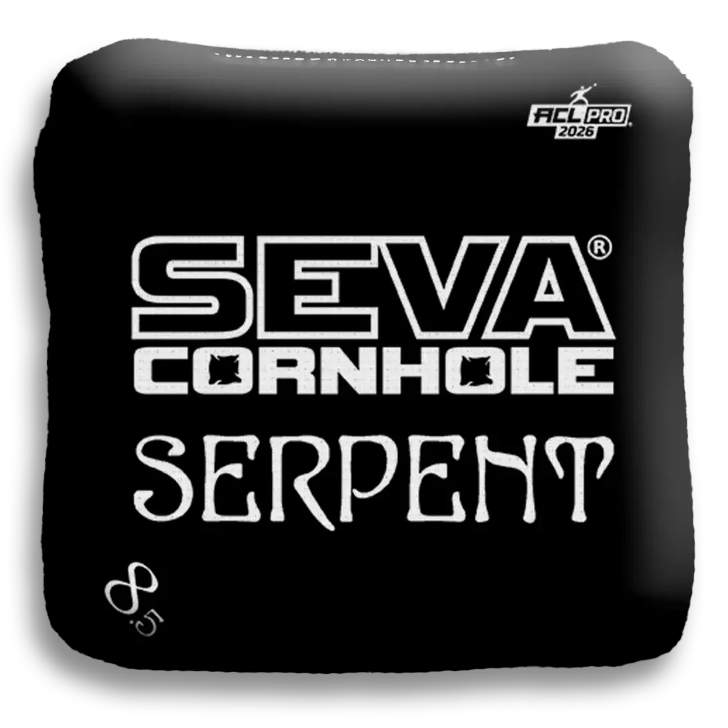 SEVA Cornhole - Serpent - Broadcast Approved Edition - Set of 4 Cornhole bags