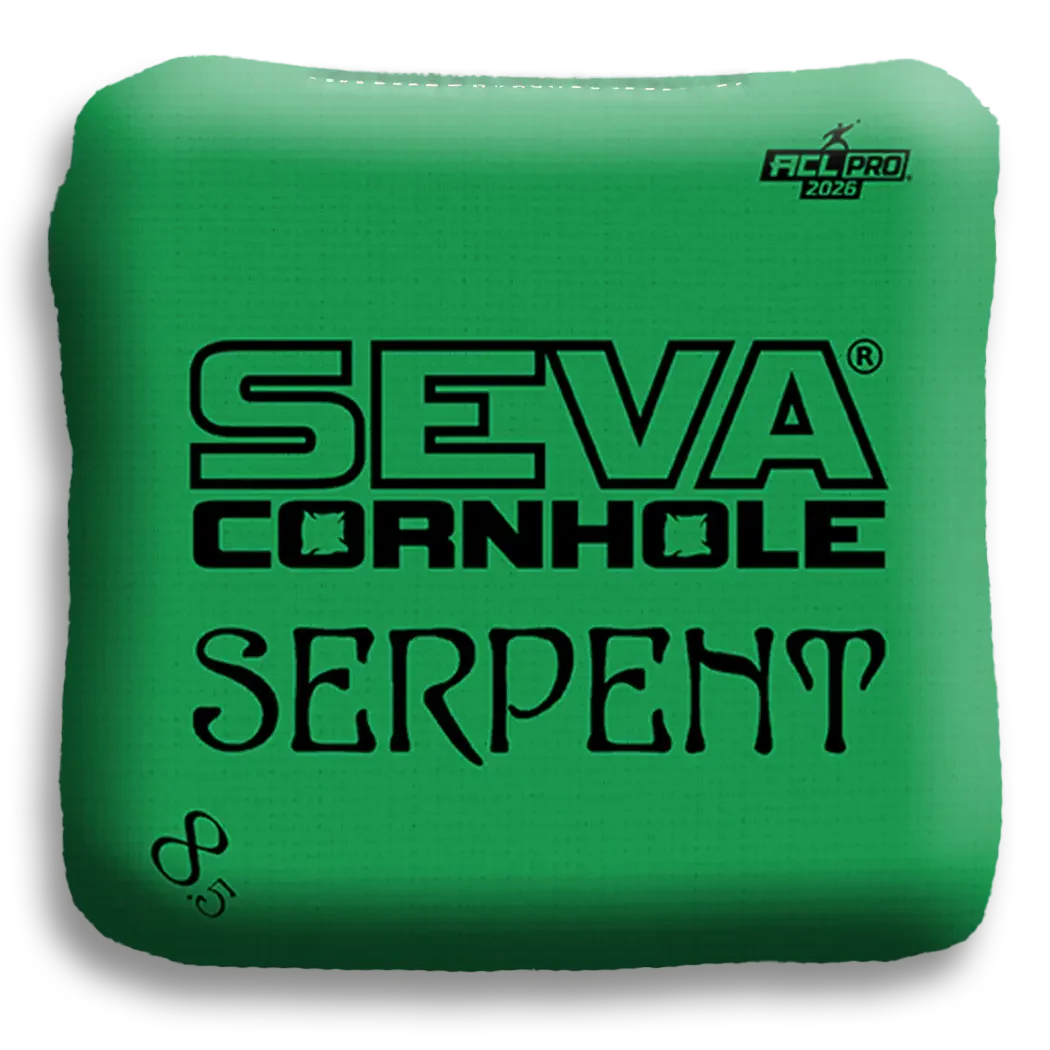 SEVA Cornhole - Serpent - Broadcast Approved Edition - Set of 4 Cornhole bags