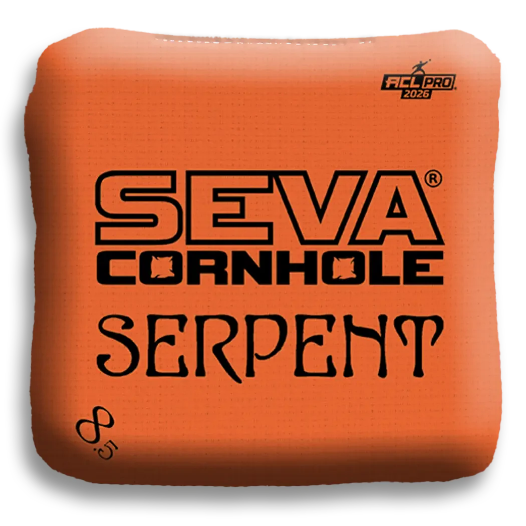 SEVA Cornhole - Serpent - Broadcast Approved Edition - Set of 4 Cornhole bags