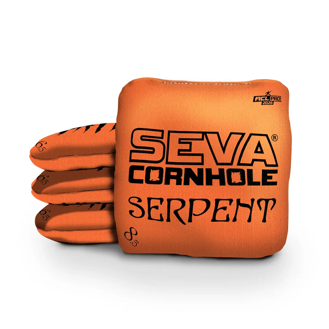 SEVA Cornhole - Serpent - Broadcast Approved Edition - Set of 4 Cornhole bags