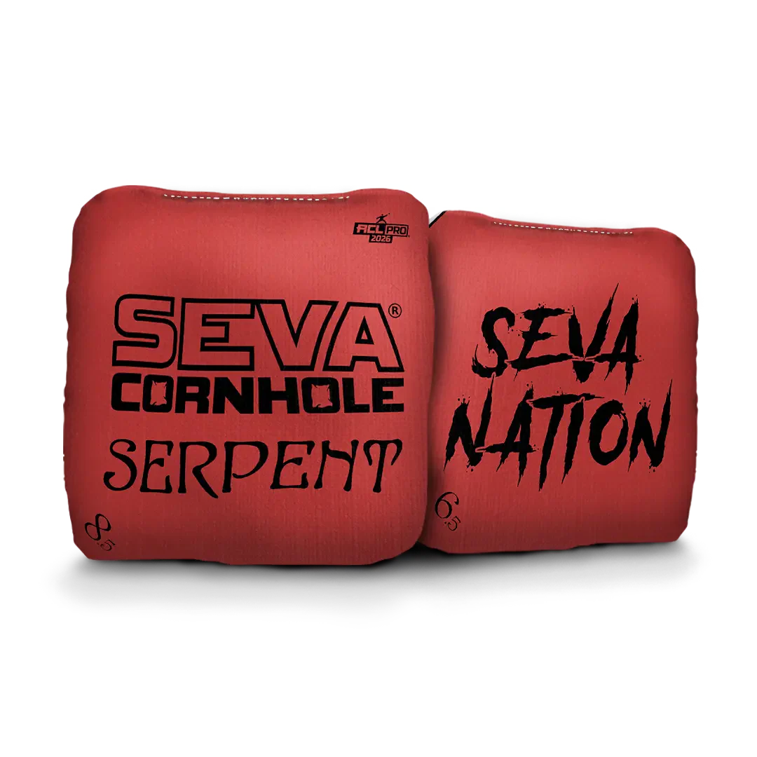 SEVA Cornhole - Serpent - Broadcast Approved Edition - Set of 4 Cornhole bags