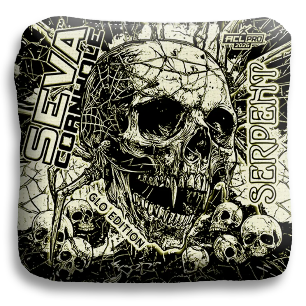 SEVA Cornhole - Halloween Special GLO Edition - Set of 4 Cornhole bags