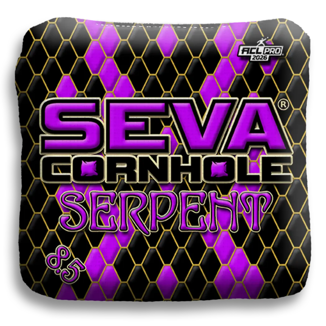 SEVA Cornhole - Serpent - Scales - Set of 4 Bags