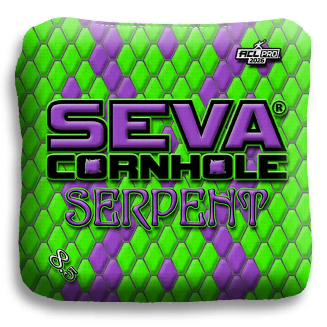 SEVA Cornhole - Serpent - Scales - Set of 4 Bags