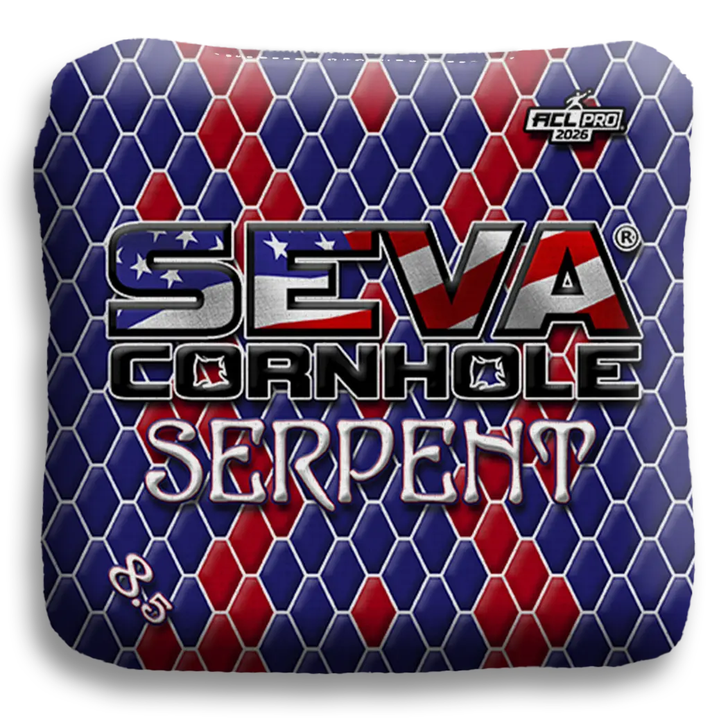 SEVA Cornhole - Serpent - Scales - Set of 4 Bags
