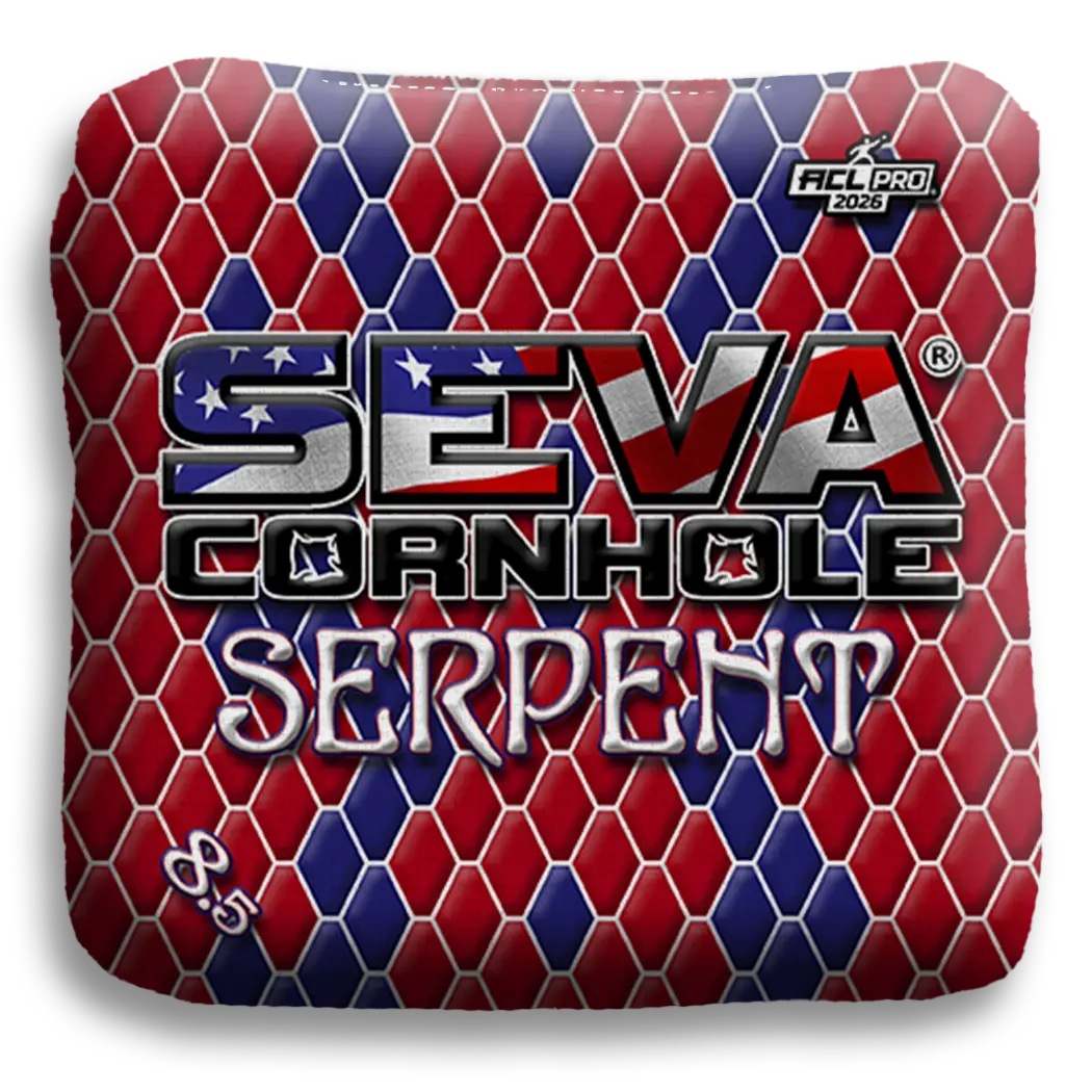 SEVA Cornhole - Serpent - Scales - Set of 4 Bags