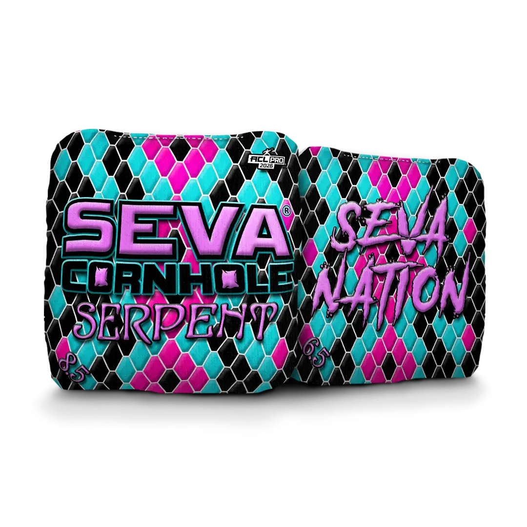 SEVA Cornhole - Serpent - Scales - Set of 4 Bags