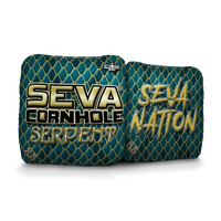 SEVA Cornhole - Serpent - Scales - Set of 4 Bags