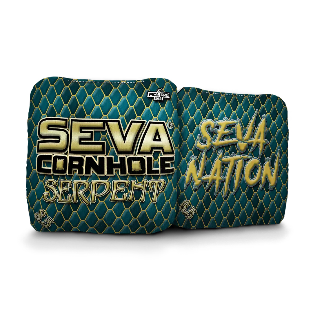 SEVA Cornhole - Serpent - Scales - Set of 4 Bags