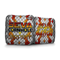 SEVA Cornhole - Serpent - Scales - Set of 4 Bags