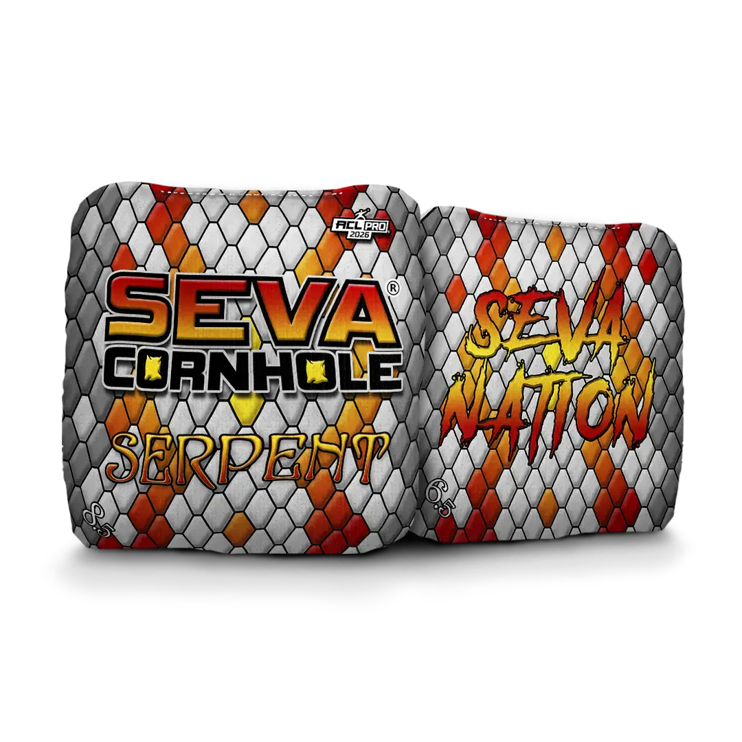SEVA Cornhole - Serpent - Scales - Set of 4 Bags
