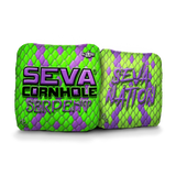 SEVA Cornhole - Serpent - Scales - Set of 4 Bags