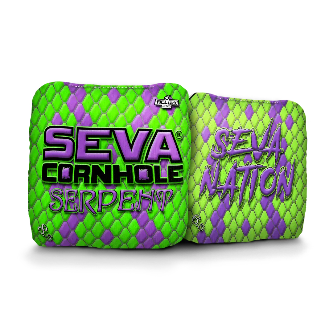 SEVA Cornhole - Serpent - Scales - Set of 4 Bags