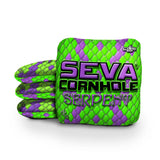 SEVA Cornhole - Serpent - Scales - Set of 4 Bags