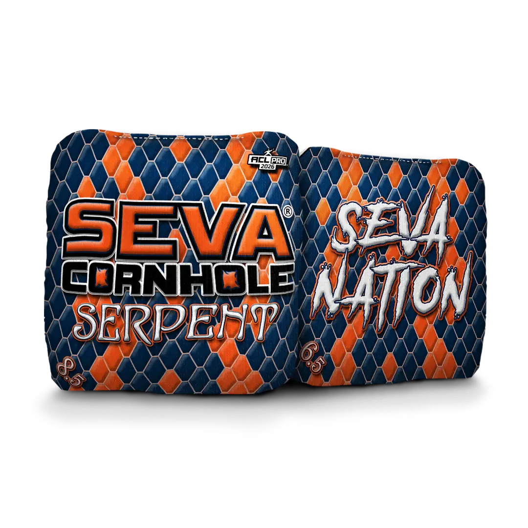 SEVA Cornhole - Serpent - Scales - Set of 4 Bags