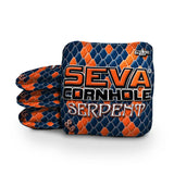 SEVA Cornhole - Serpent - Scales - Set of 4 Bags