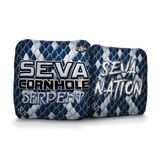 SEVA Cornhole - Serpent - Scales - Set of 4 Bags