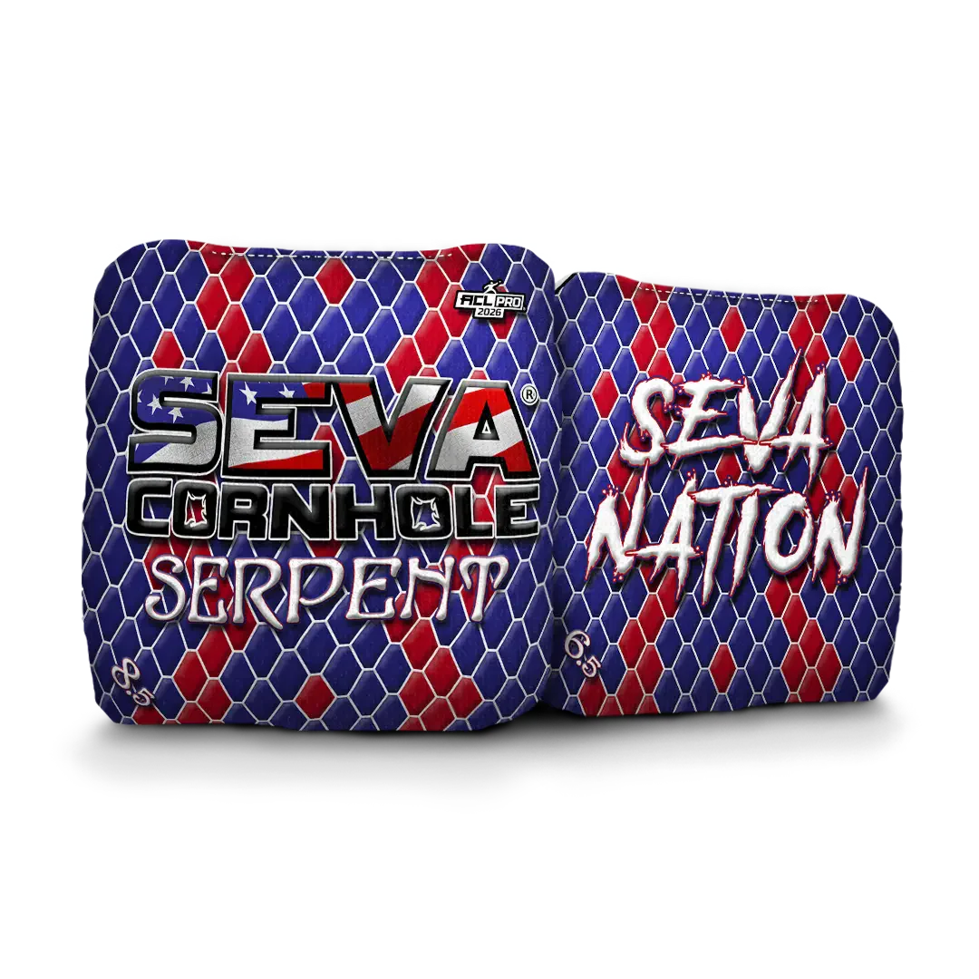 SEVA Cornhole - Serpent - Scales - Set of 4 Bags